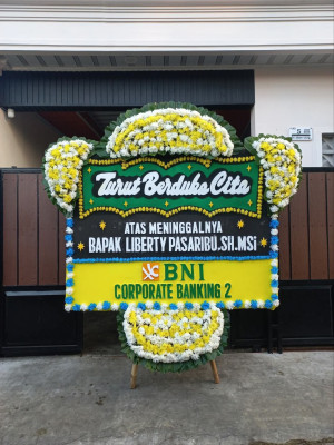 Papan Bunga Duka di Mekarsari