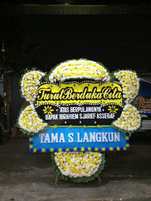 Papan Bunga Duka di Mekarsari