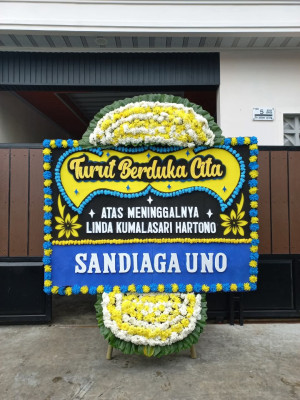 Papan Bunga Duka di Mekarsari
